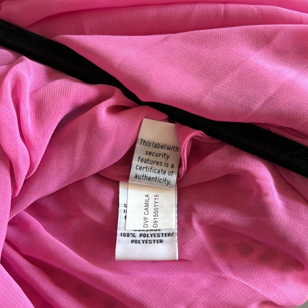 Diane von Furstenberg Pink Floral Silk Dress - Picture 10 of 10